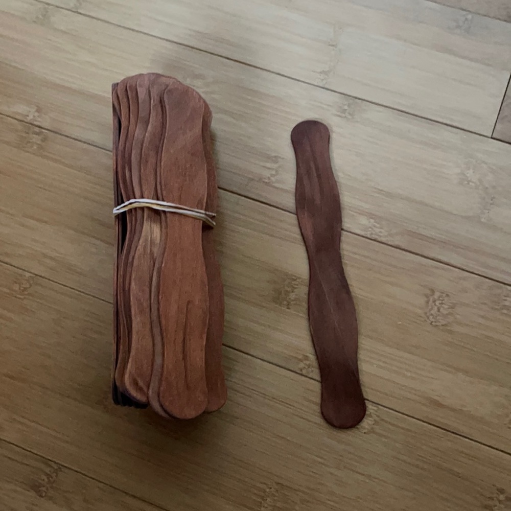 FREE when bundled - 35 Wooden Fan Sticks